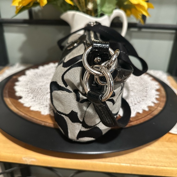 Coach Black and Gray Women's Bag - Picture 3 of 11